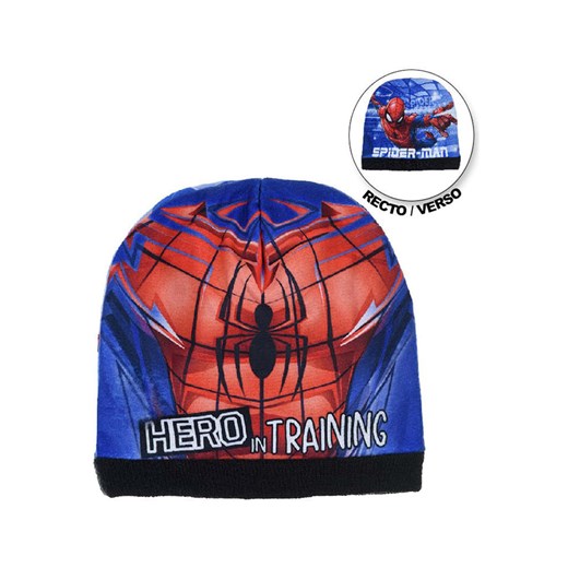 Spiderman Czapka &quot;Spider-Man&quot; w kolorze niebiesko-czerwonym ze sklepu Limango Polska w kategorii Czapki dziecięce - zdjęcie 174783321