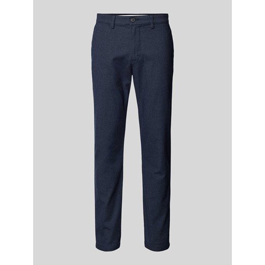 Chinosy o kroju slim fit ze szlufkami na pasek model ‘MILES’ ze sklepu Peek&Cloppenburg  w kategorii Spodnie męskie - zdjęcie 174784561