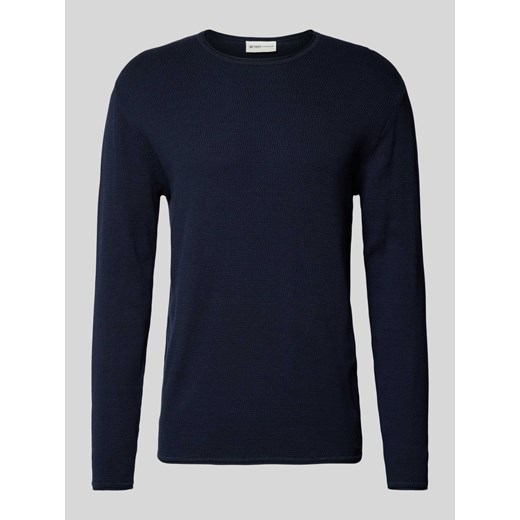 Sweter o kroju regular fit z fakturowanym wzorem ze sklepu Peek&Cloppenburg  w kategorii Swetry męskie - zdjęcie 174784940