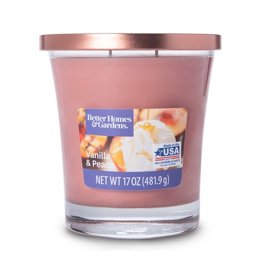 Candle Brothers Świeca zapachowa &quot;Vanilla &amp; Peach&quot; - 480 g ze sklepu Limango Polska w kategorii Świece i dyfuzory - zdjęcie 174786923