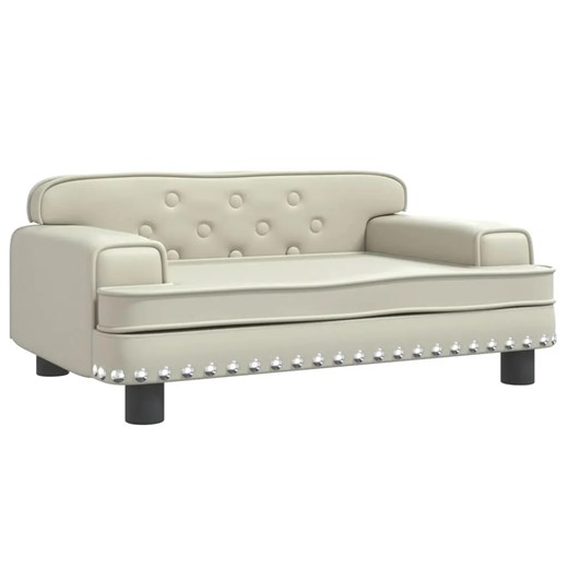 Kremowa nowoczesna sofa dziecięca - Nilan ze sklepu Edinos.pl w kategorii Meble dziecięce - zdjęcie 174789762