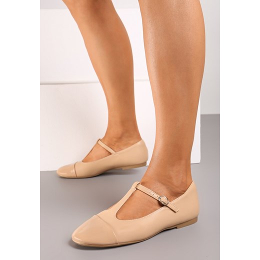 Balerinki Born2be bez zapięcia 