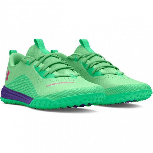 Buty piłkarskie turfy uniseks Under Armour UA Shadow Turf 2.0 - zielone ze sklepu Sportstylestory.com w kategorii Buty sportowe męskie - zdjęcie 174792552