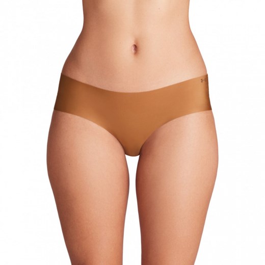Damska bielizna treningowa (3-pack) Under Armour UA Pure Stretch NS Hip - brązowa ze sklepu Sportstylestory.com w kategorii Majtki damskie - zdjęcie 174792604