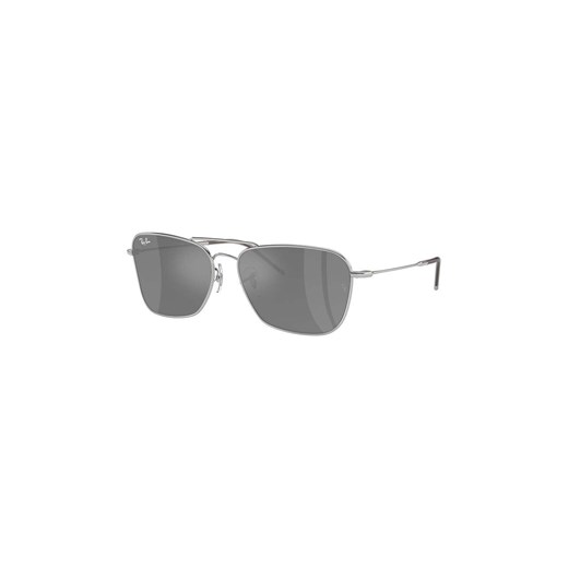 Ray-Ban okulary przeciwsłoneczne CARAVAN REVERSE kolor srebrny 0RBR0102S ze sklepu ANSWEAR.com w kategorii Okulary przeciwsłoneczne damskie - zdjęcie 174799553