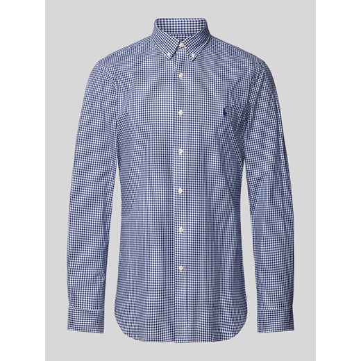 Koszula casualowa o kroju slim fit z kołnierzykiem typu button down ze sklepu Peek&Cloppenburg  w kategorii Koszule męskie - zdjęcie 174800054