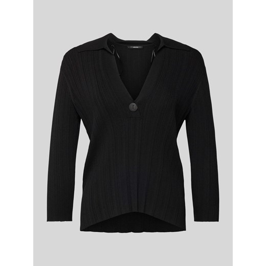 Sweter z dzianiny z dekoltem w serek model ‘Tomoya’ ze sklepu Peek&Cloppenburg  w kategorii Swetry damskie - zdjęcie 174800112