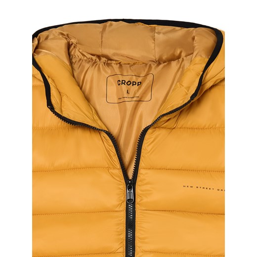 Cropp - Pikowana kurtka basic - brązowy Cropp S Cropp
