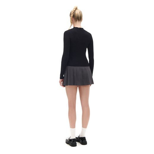 Cropp - Czarny sweter z półgolfem - czarny Cropp S Cropp