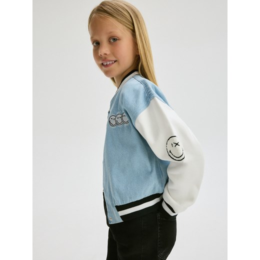 Bluza dziewczęca Reserved z bawełny 