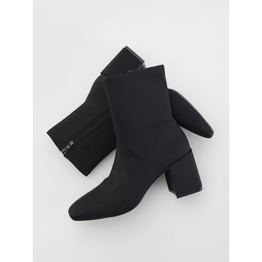 Reserved - Botki na obcasie - czarny Reserved 38 Reserved