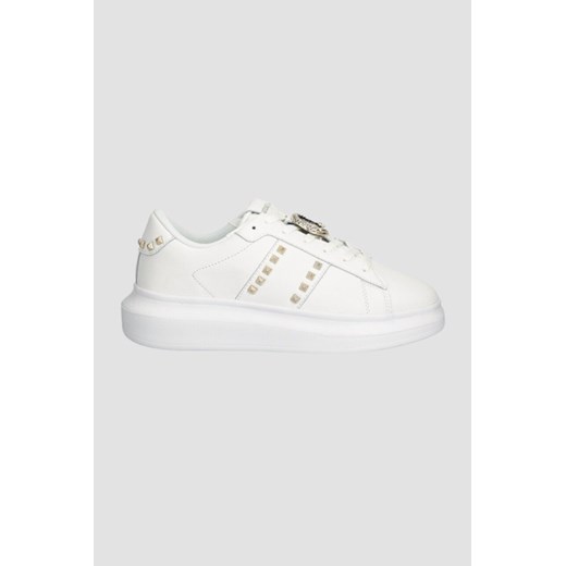 JUST CAVALLI Białe sneakersy FONDO URSA DIS. 3, Rozmiar 37 ze sklepu outfit.pl w kategorii Buty sportowe damskie - zdjęcie 174808143