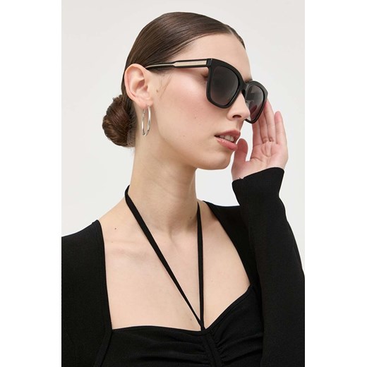 Michael Kors okulary przeciwsłoneczne SAN MARINO damskie kolor czarny 0MK2163 ze sklepu ANSWEAR.com w kategorii Okulary przeciwsłoneczne damskie - zdjęcie 174808900