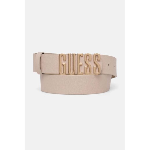 Guess pasek MERIDIAN damski kolor różowy BW9113 P4235 ze sklepu ANSWEAR.com w kategorii Paski damskie - zdjęcie 174809383