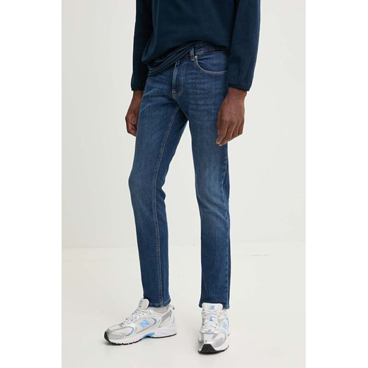 Tommy Jeans jeansy męskie kolor granatowy DM0DM20187 ze sklepu ANSWEAR.com w kategorii Jeansy męskie - zdjęcie 174809543