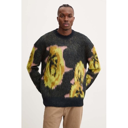 MSGM sweter z domieszką moheru kolor czarny  3740MM217.247580 ze sklepu ANSWEAR.com w kategorii Swetry męskie - zdjęcie 174809564