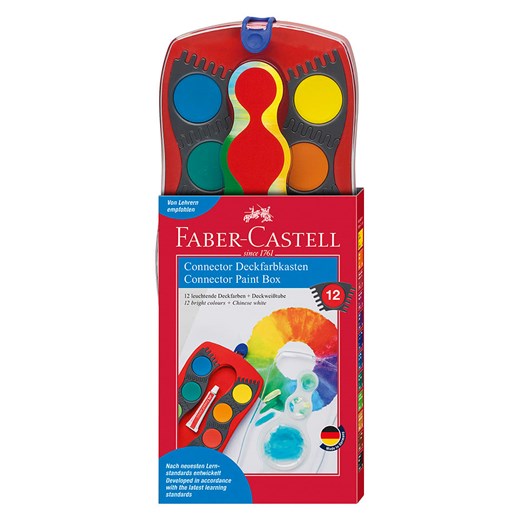 Faber-Castell Farby kryjące (12 szt.) &quot;Connector&quot; ze sklepu Limango Polska w kategorii Zabawki - zdjęcie 174810461