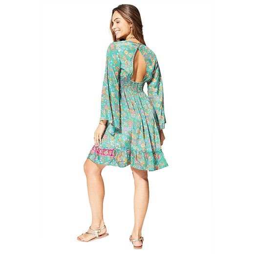 Ipanima Sukienka w kolorze zielono-różowym Ipanima 34/36 Limango Polska promocyjna cena