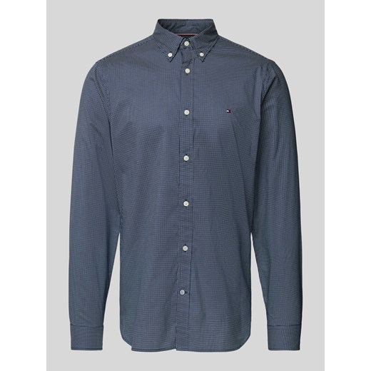 Koszula casualowa o kroju slim fit z kołnierzykiem typu button down ze sklepu Peek&Cloppenburg  w kategorii Koszule męskie - zdjęcie 174810983