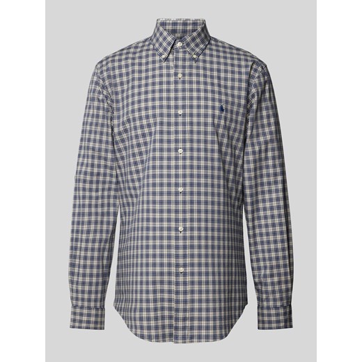 Koszula casualowa o kroju custom fit z kołnierzykiem typu button down ze sklepu Peek&Cloppenburg  w kategorii Koszule męskie - zdjęcie 174811123