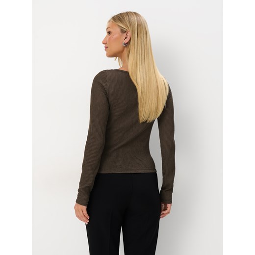 Mohito - Bluzka z przeszyciami - zielony Mohito S Mohito