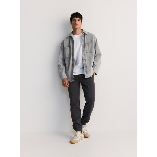 Reserved - Spodnie dresowe regular fit - ciemnoszary Reserved M Reserved