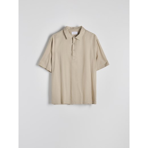 Koszula męska Reserved casualowa z klasycznym kołnierzykiem z lyocellu 