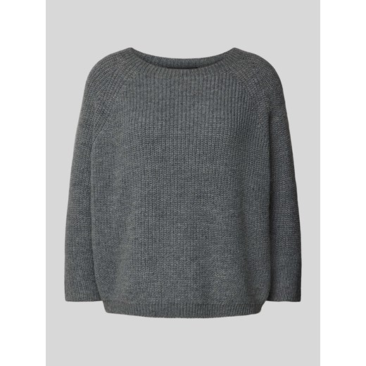 Sweter z dzianiny z okrągłym dekoltem model ‘XENO’ ze sklepu Peek&Cloppenburg  w kategorii Swetry damskie - zdjęcie 174817771