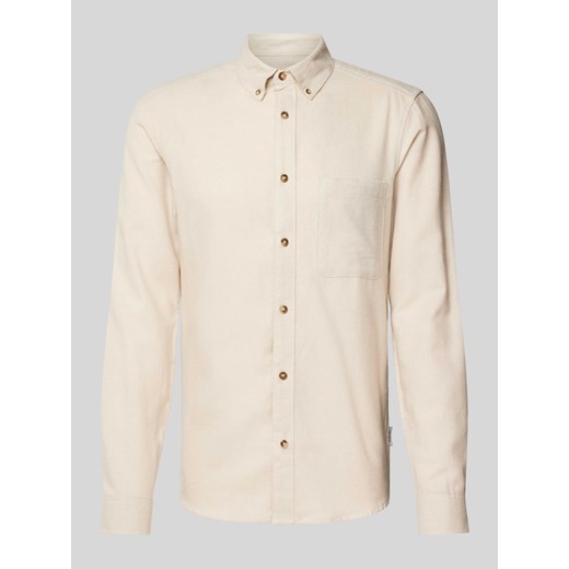 Koszula casualowa o kroju slim fit z kieszenią na piersi model ‘GUDMUND’ ze sklepu Peek&Cloppenburg  w kategorii Koszule męskie - zdjęcie 174818132