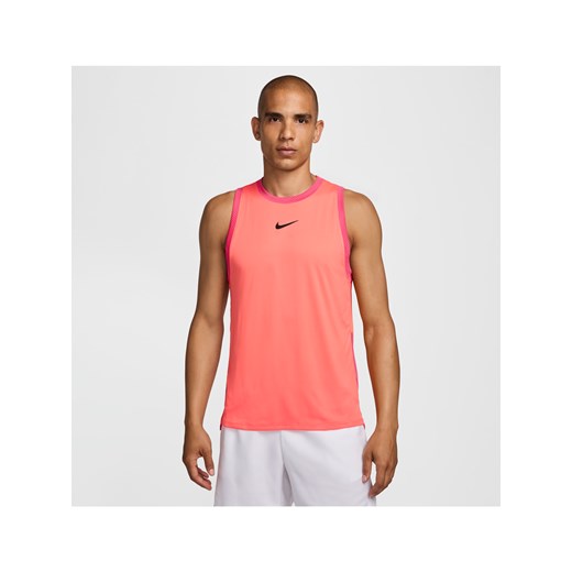 Męska koszulka bez rękawów do tenisa Dri-FIT NikeCourt Slam - Różowy ze sklepu Nike poland w kategorii T-shirty męskie - zdjęcie 174818562