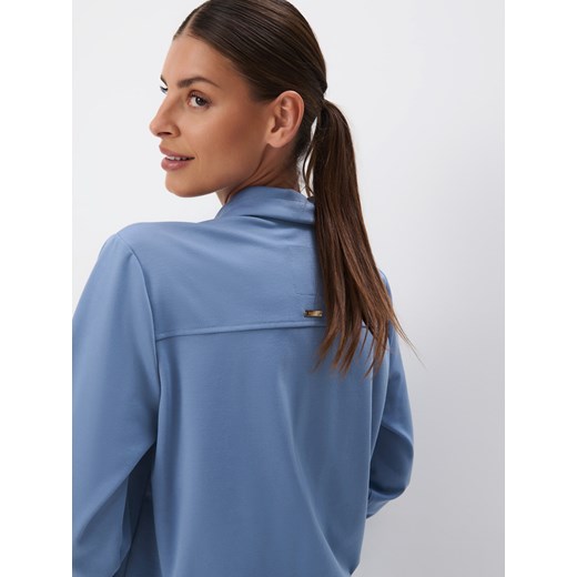 Bluza damska Mohito niebieska z wiskozy 