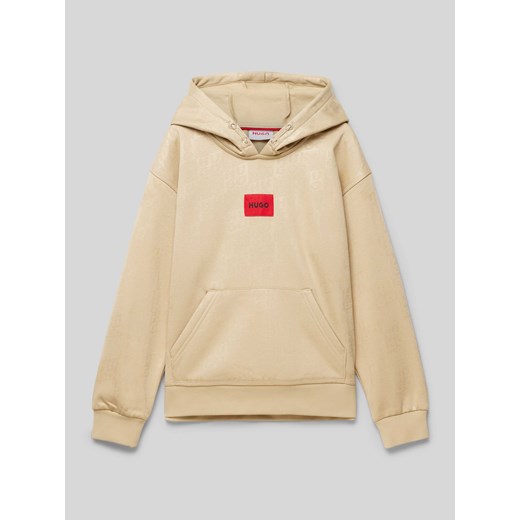 Bluza z kapturem,obniżonymi ramionami i kieszenią kangurką ze sklepu Peek&Cloppenburg  w kategorii Bluzy chłopięce - zdjęcie 174822640