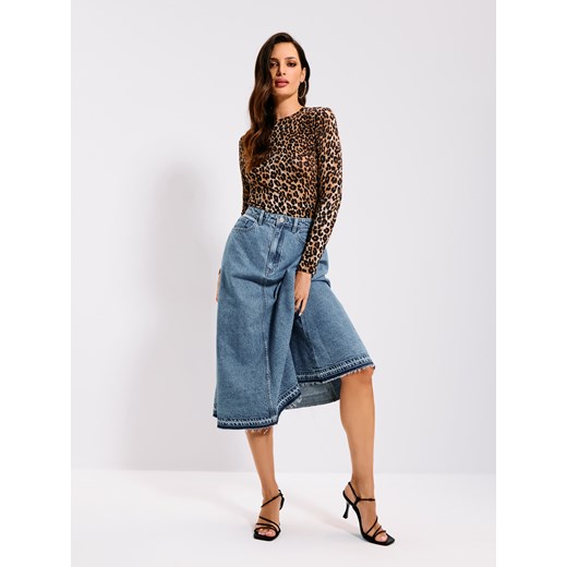 Spódnica Sinsay z jeansu casual midi 