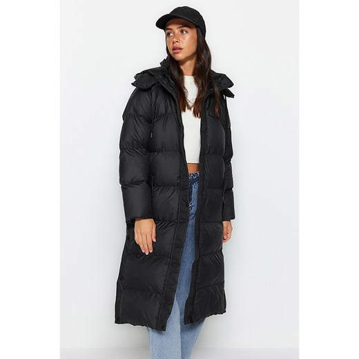 trendyol Płaszcz zimowy w kolorze czarnym Trendyol L wyprzedaż Limango Polska