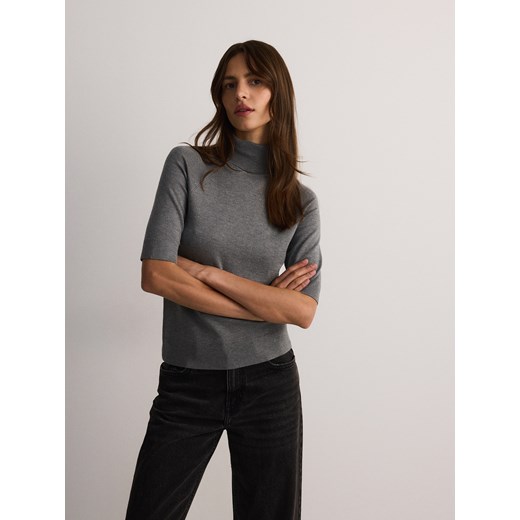 Sweter damski Reserved z golfem casual 