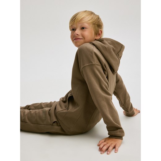 Reserved - Bluza oversize z kapturem - beżowy Reserved 170 (13-14 lat) Reserved