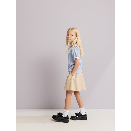 Reserved - Bluzka z kołnierzykiem - jasnoniebieski Reserved 152 (11 lat) Reserved