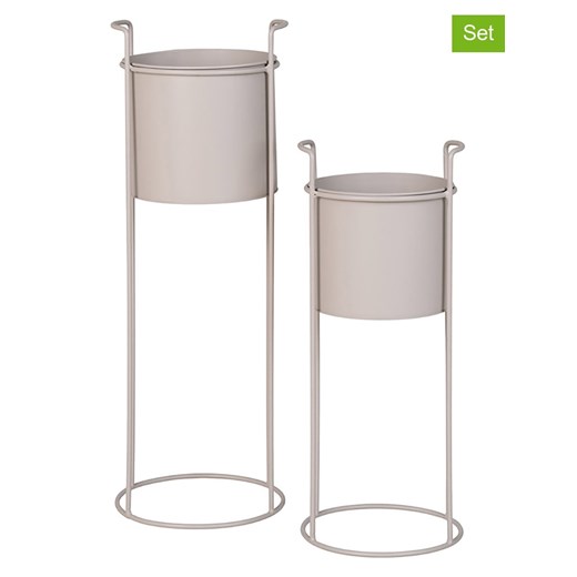 House Nordic Stojaki (2 szt.) &quot;Rabo&quot; w kolorze beżowym na rośliny ze sklepu Limango Polska w kategorii Doniczki i osłonki - zdjęcie 174830833