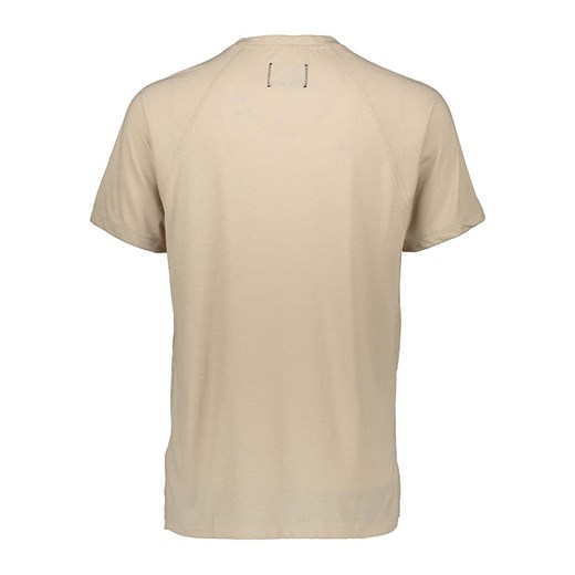 T-shirt męski beżowy Asics z krótkim rękawem