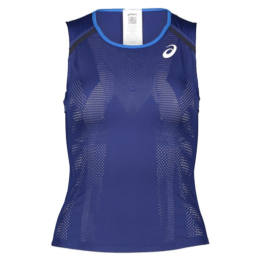 Bluzka damska Asics z okrągłym dekoltem w sportowym stylu bez rękawów 
