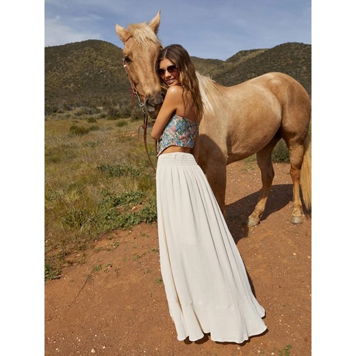 Spódnica La Angels z wiskozy casual midi 