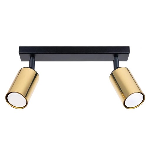 Nowoczesna lampa sufitowa z ruchomymi kloszami czarny + złoty - A570 T6-A58 ze sklepu Edinos.pl w kategorii Lampy podłogowe - zdjęcie 174833353