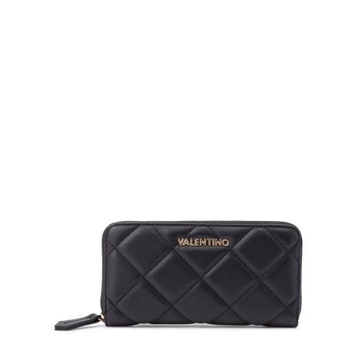 VALENTINO HANDBAGS Damska galanteria skórzana Ocarina Kobiety Sztuczna skóra czarny jednolity ze sklepu vangraaf w kategorii Portfele damskie - zdjęcie 174835774