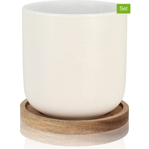 Ogo Living Kubki (2 szt.) w kolorze białym - 250 ml ze sklepu Limango Polska w kategorii Kubki - zdjęcie 174837291