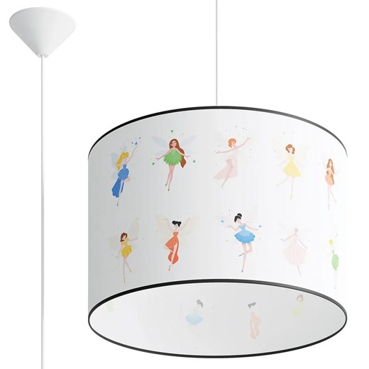 Lampa dla dziecka zdobiona motywem wróżek - A589-Reta Lumes One Size Edinos.pl