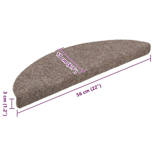 Samoprzylepne kremowe maty ochronne na schody - Bilef 6X Profeos One Size Edinos.pl