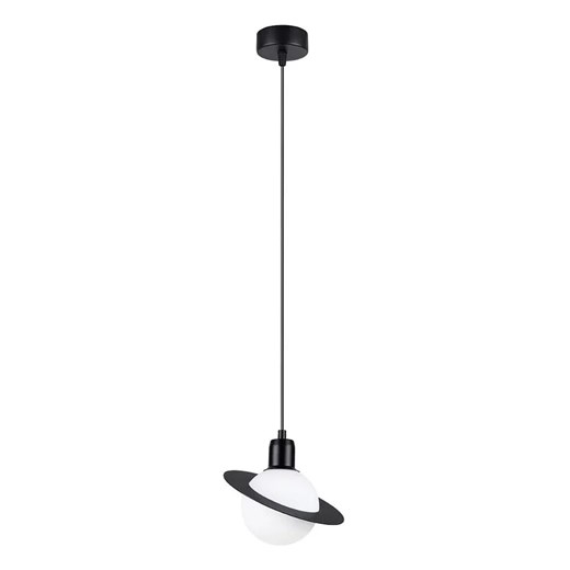 Czarna nowoczesna lampa wisząca pojedyncza - A604 N5-G60 ze sklepu Edinos.pl w kategorii Lampy wiszące - zdjęcie 174840633