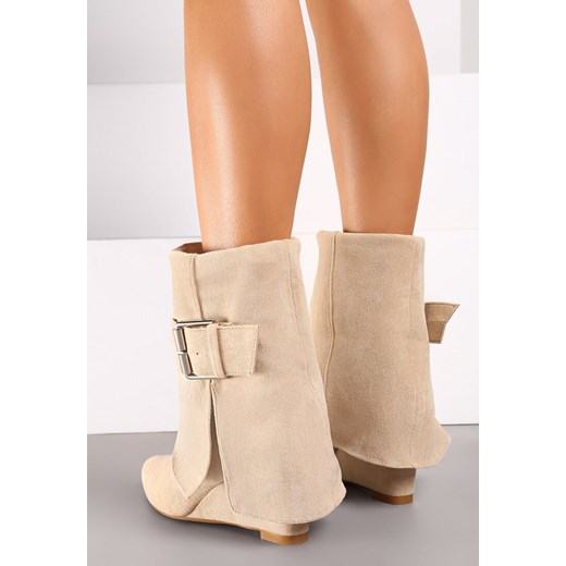 Botki Renee casual na zamek