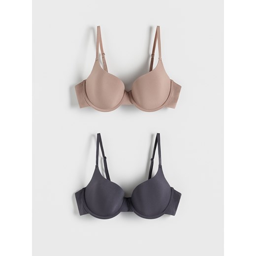 Reserved - Biustonosz push up 2 pack - szary Reserved 80C Reserved