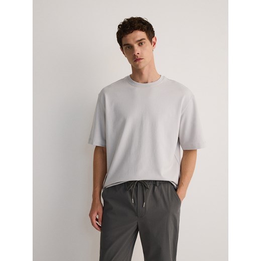 Reserved - Spodnie jogger regular - morski Reserved M Reserved